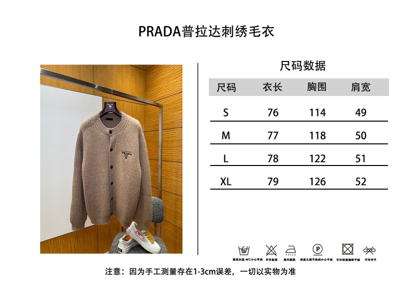 Prada Micro Logo Embroidered Sweater 9