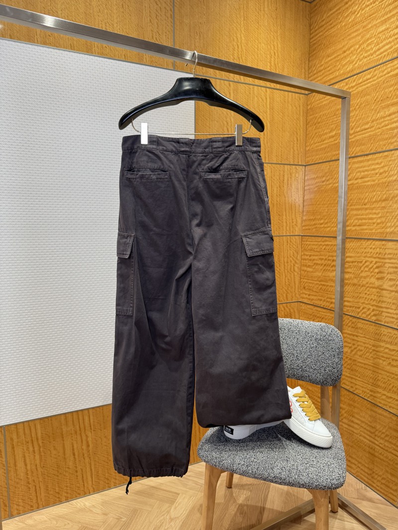 Prada Distressed Triangle Logo Pants 1