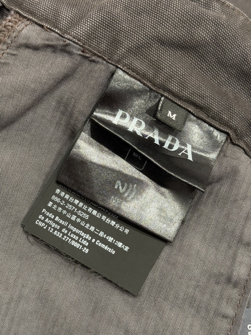 Prada Distressed Triangle Logo Pants 8