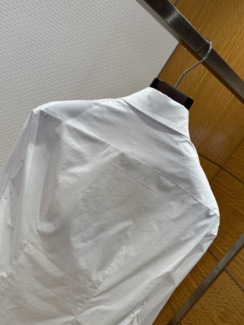 Prada Oxford Cotton Single-Breasted Shirt 6
