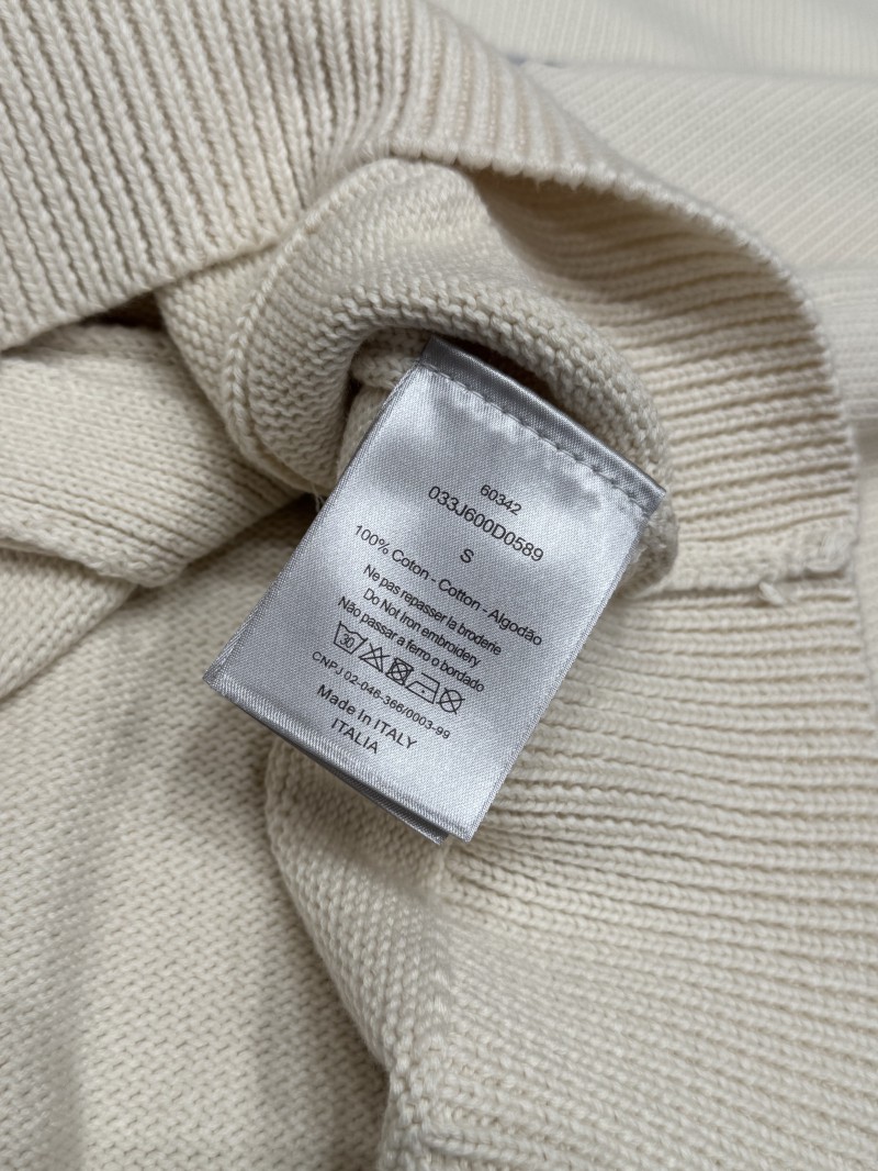 Dior Embroidered Cotton-Blend Button-Down Cardigan 8