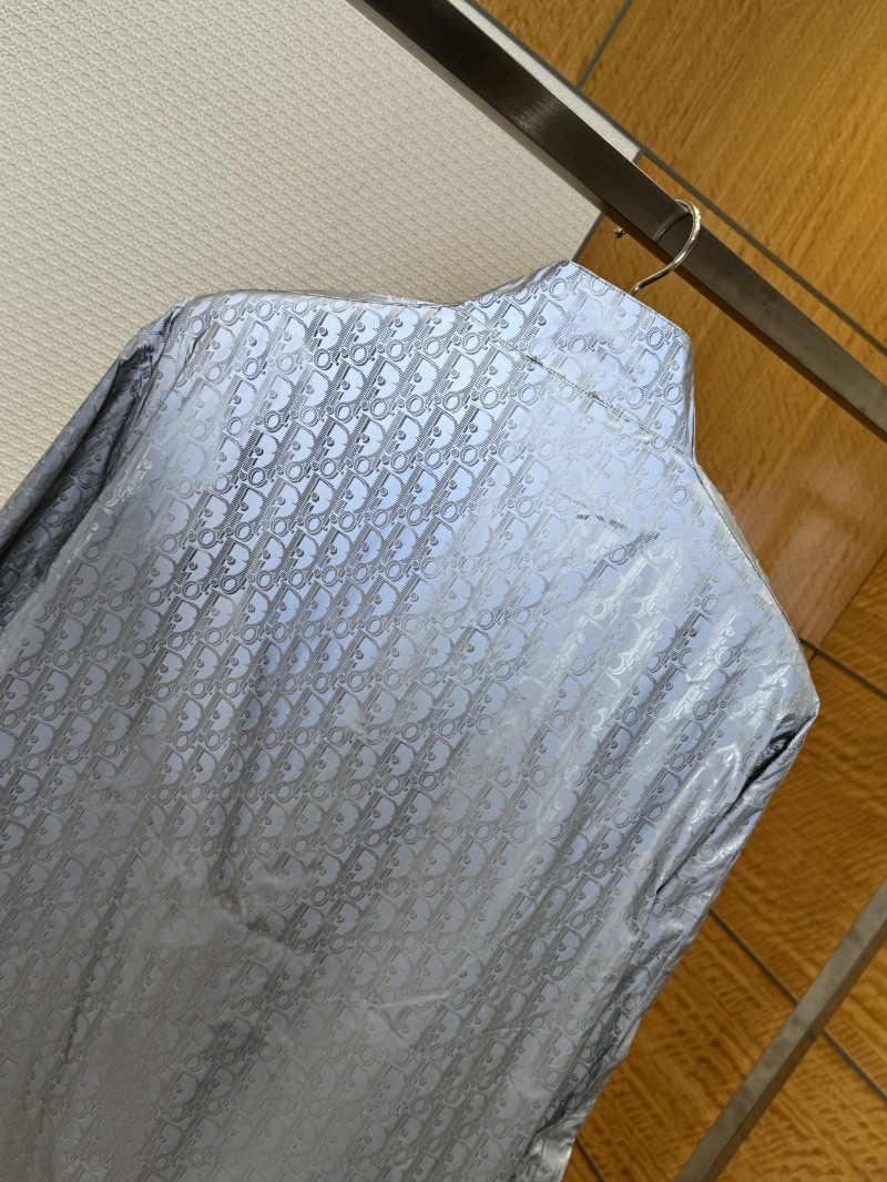 Dior Collaboration Twill Print Reflective Jacket Coat 5