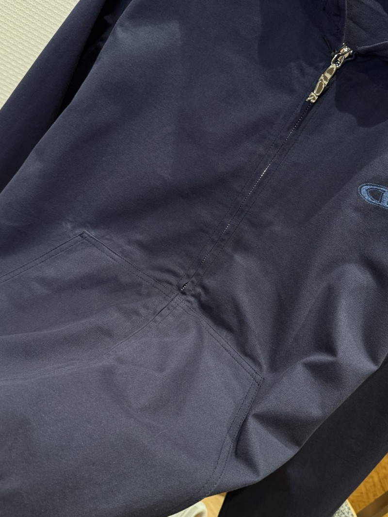 Dior Embroidered Hooded Jacket Coat 4