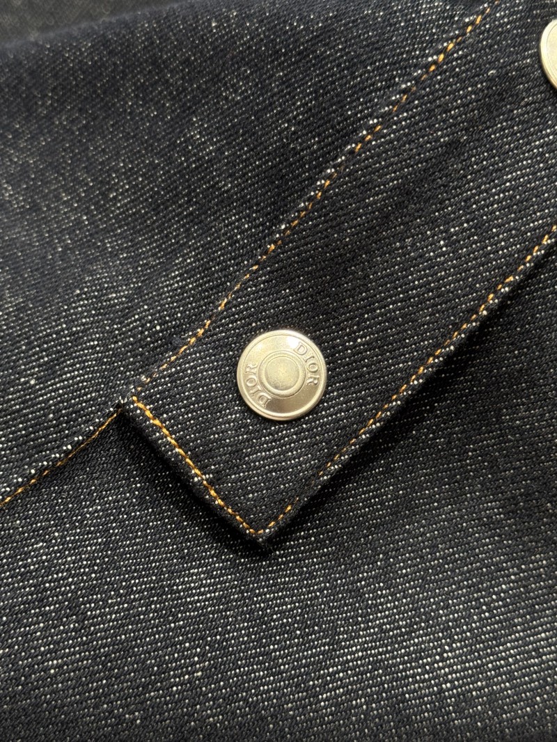 Dior Pocket Leather Label Denim Set 3