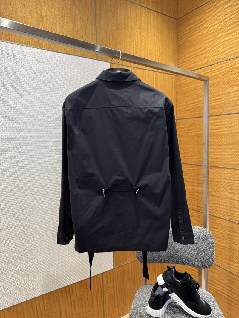 Dior Embroidered Pocket Buckle Waist Belt Shirt 1