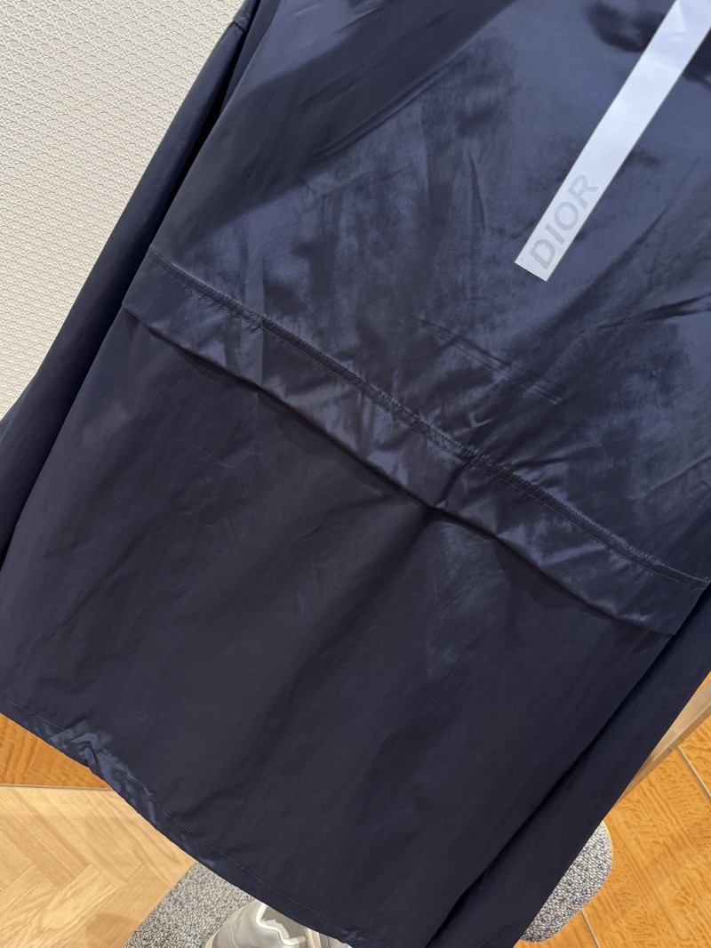 Dior Embroidered Solid Color Zipper Jacket 7