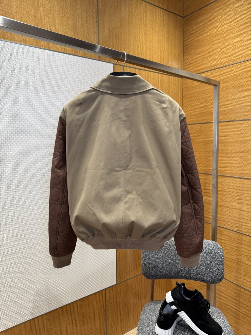 Dior Cotton Twill Embroidered Jacket Coat 1
