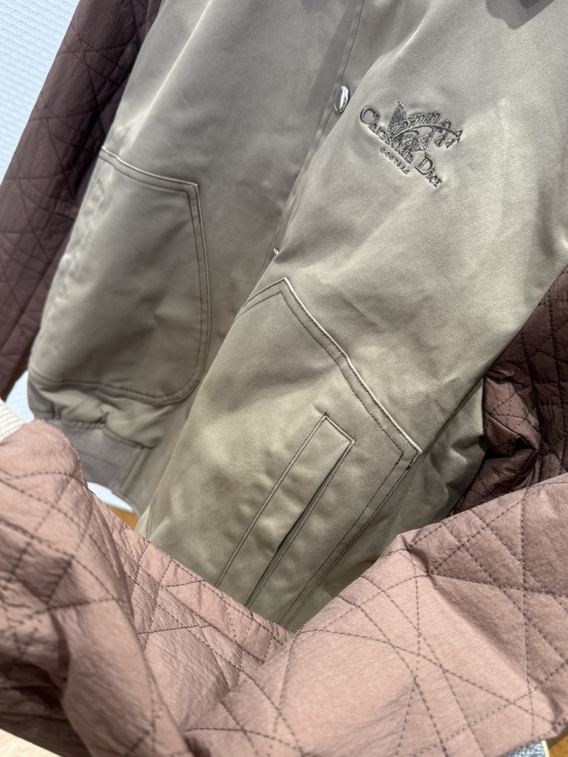 Dior Cotton Twill Embroidered Jacket Coat 6