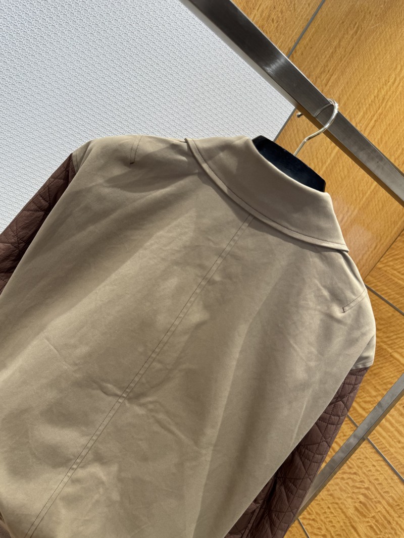 Dior Cotton Twill Embroidered Jacket Coat 7