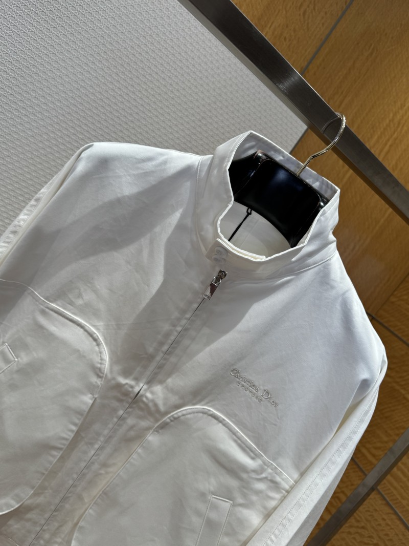 Dior Embroidered Single-Layer Jacket Coat 2