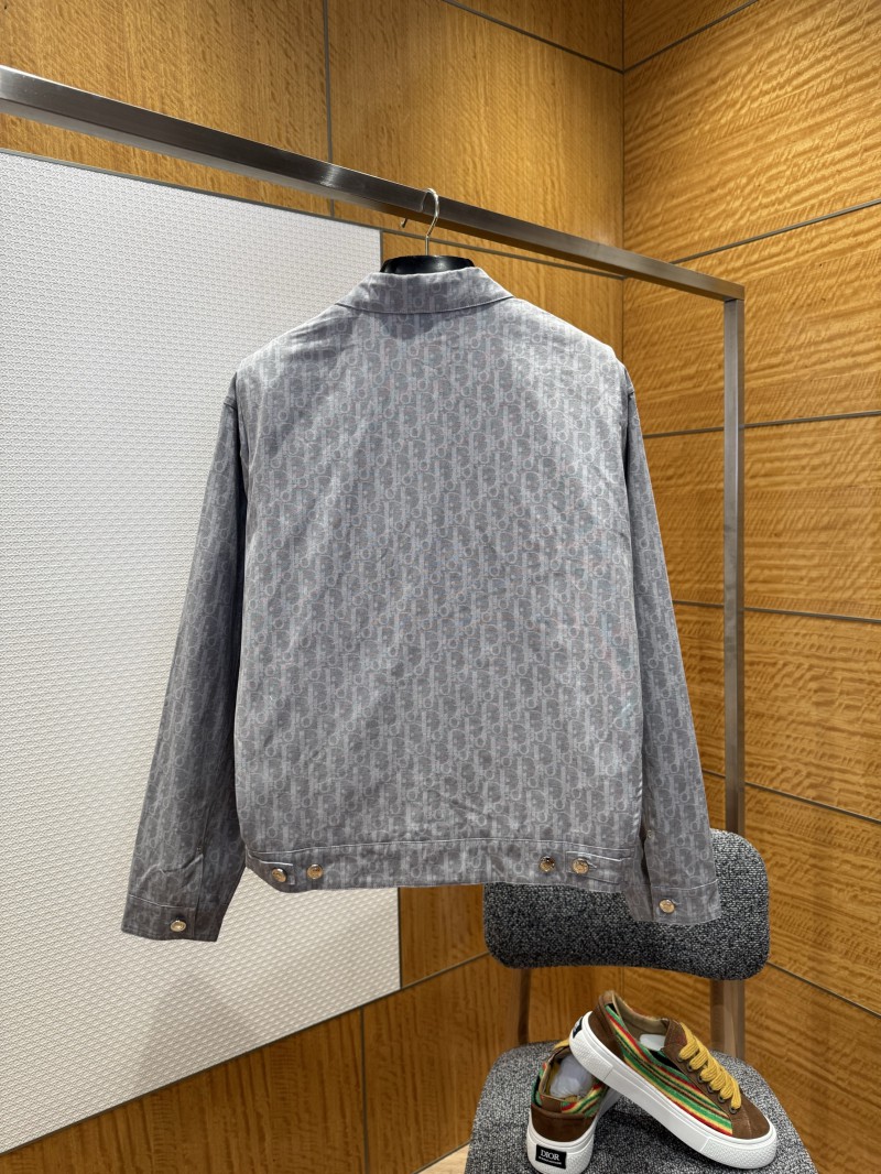 Dior Logo Jacquard Lapel Jacket Coat 1