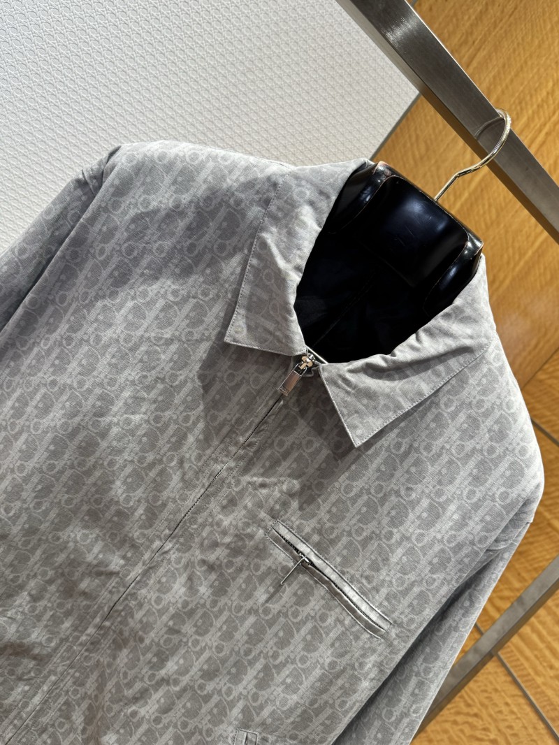 Dior Logo Jacquard Lapel Jacket Coat 2
