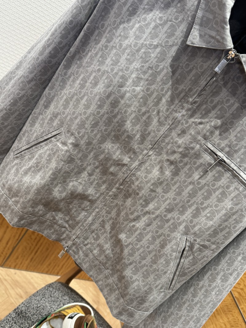 Dior Logo Jacquard Lapel Jacket Coat 3