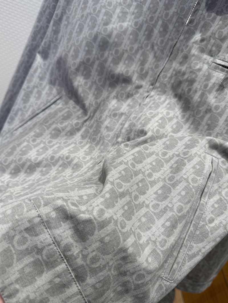 Dior Logo Jacquard Lapel Jacket Coat 4