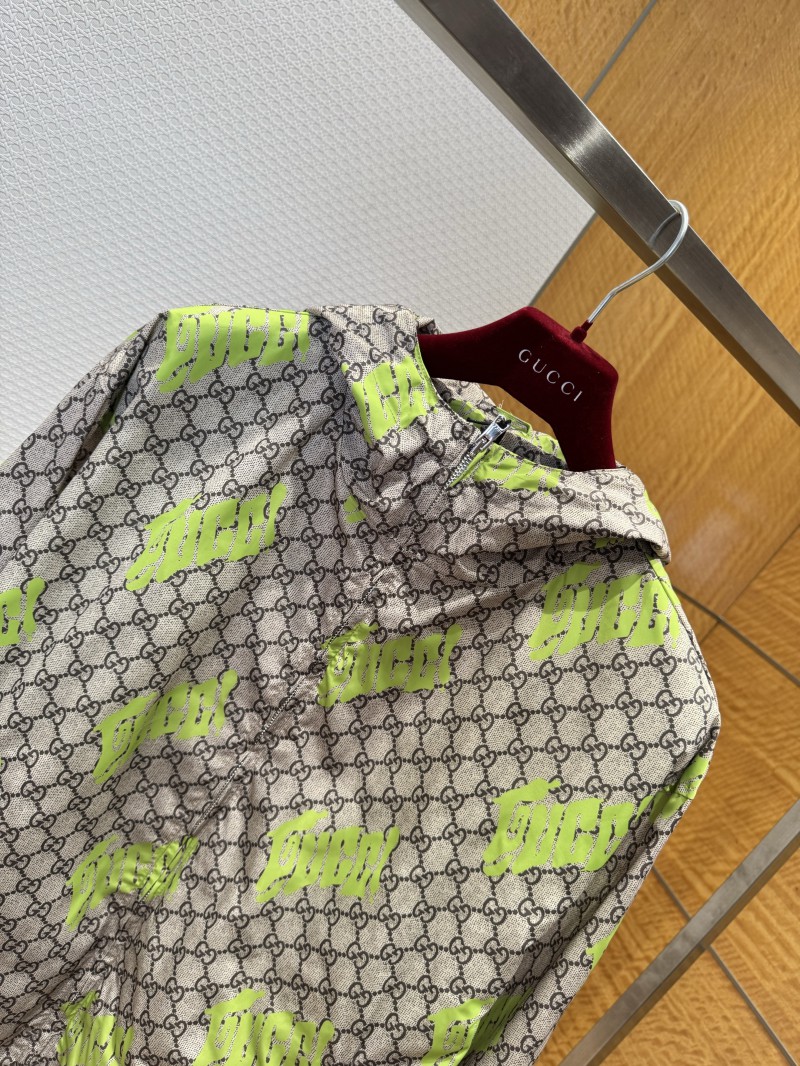 Gucci Woven Hooded Long-Sleeve Jacket 2