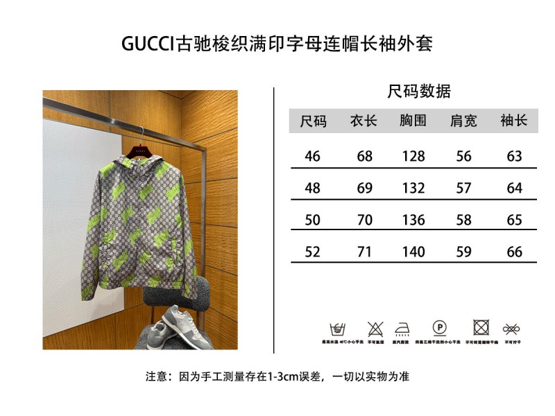 Gucci Woven Hooded Long-Sleeve Jacket 9