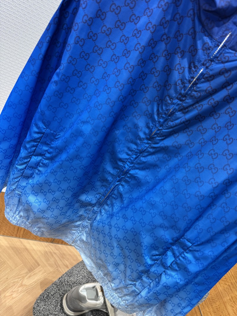 Gucci Woven Gradient Print Hooded Long-Sleeve Jacket 3