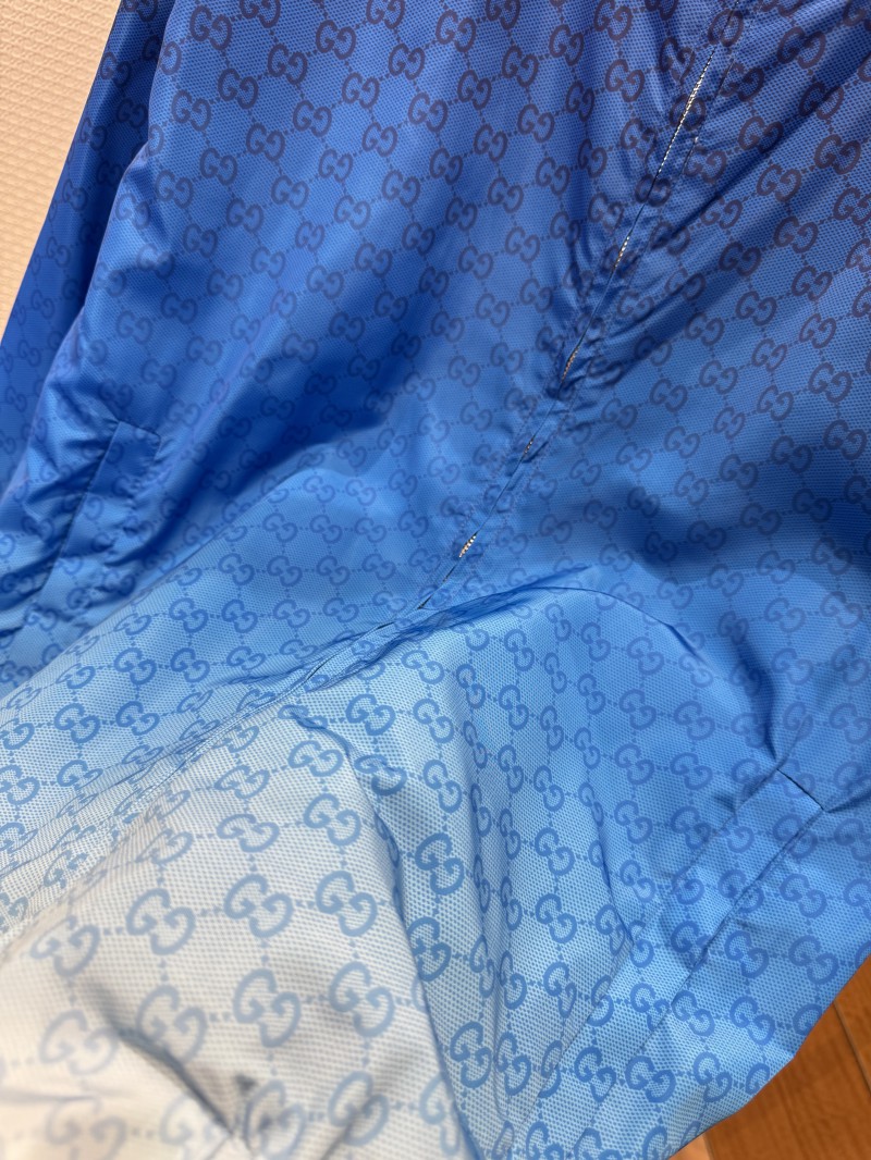 Gucci Woven Gradient Print Hooded Long-Sleeve Jacket 5