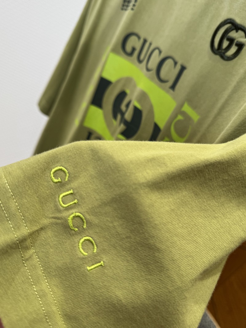 Gucci Printed Crew Neck Short-Sleeve T-Shirt 5