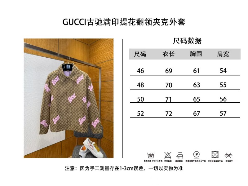 Gucci Color-Block Embroidered Lapel Jacket Coat 9