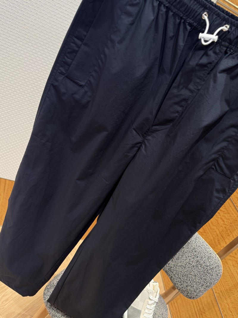 Gucci Letter Logo Cotton Poplin Trousers 3