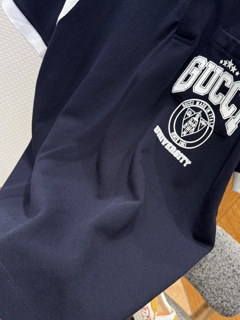 Gucci Color-Blocked Printed Polo Shirt 4