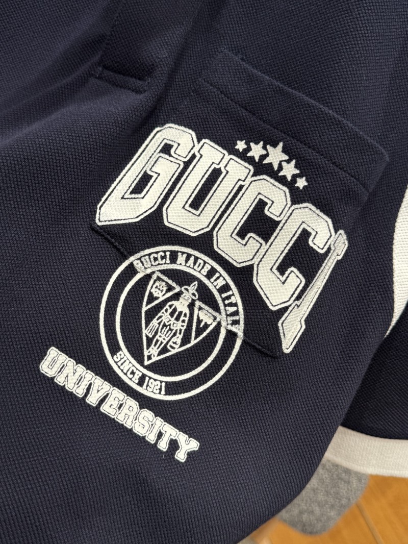 Gucci Color-Blocked Printed Polo Shirt 5