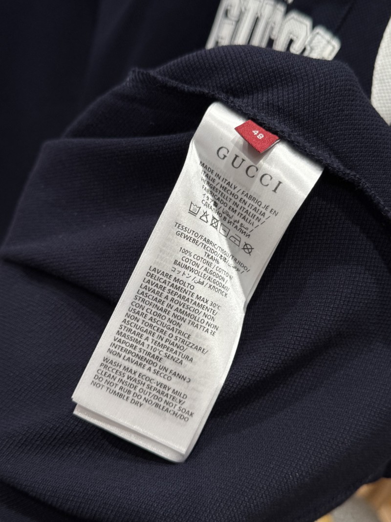 Gucci Color-Blocked Printed Polo Shirt 8