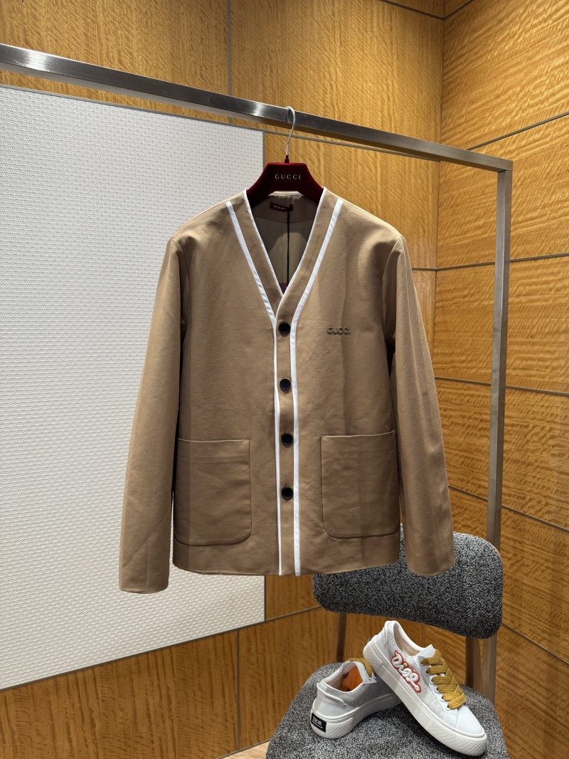 Gucci Logo Embroidered Collarless Casual Set 9