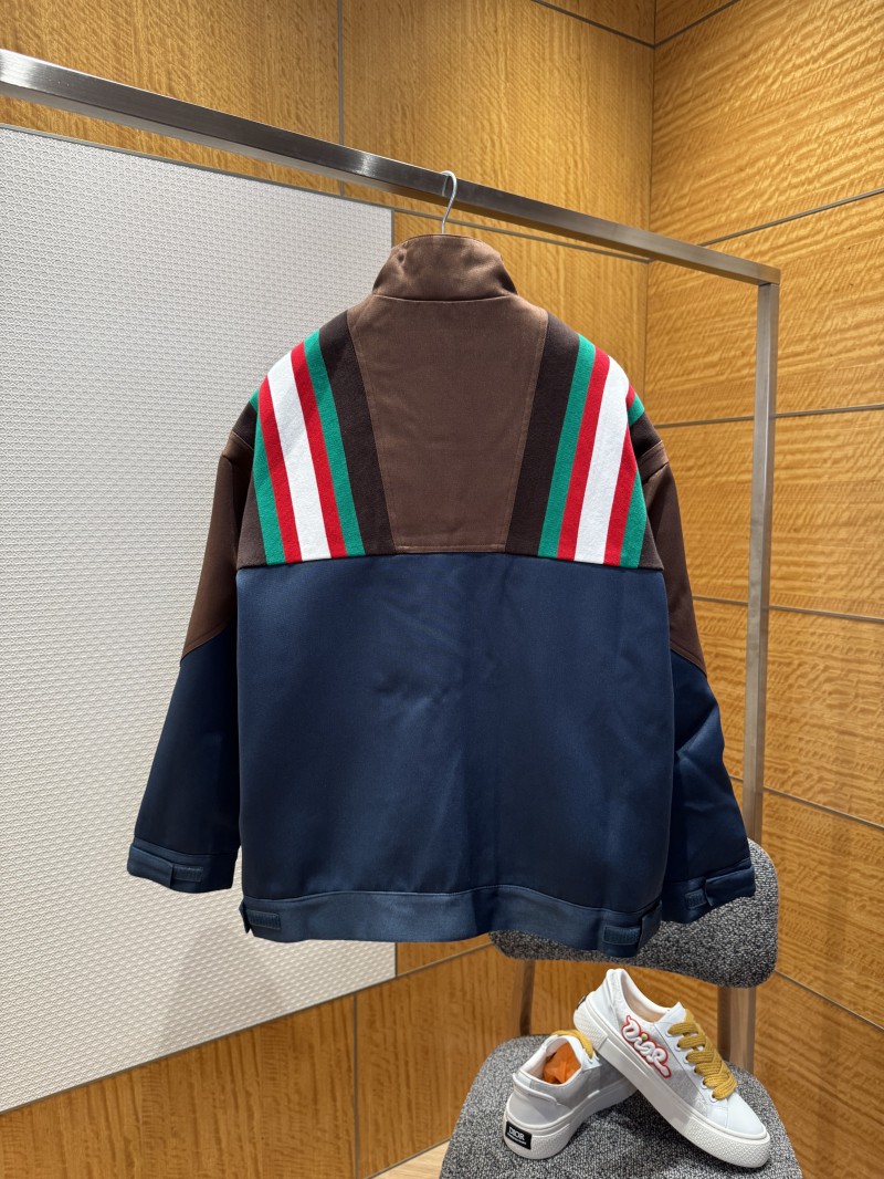 Gucci Classic Webbing Patchwork Jacket Coat 1