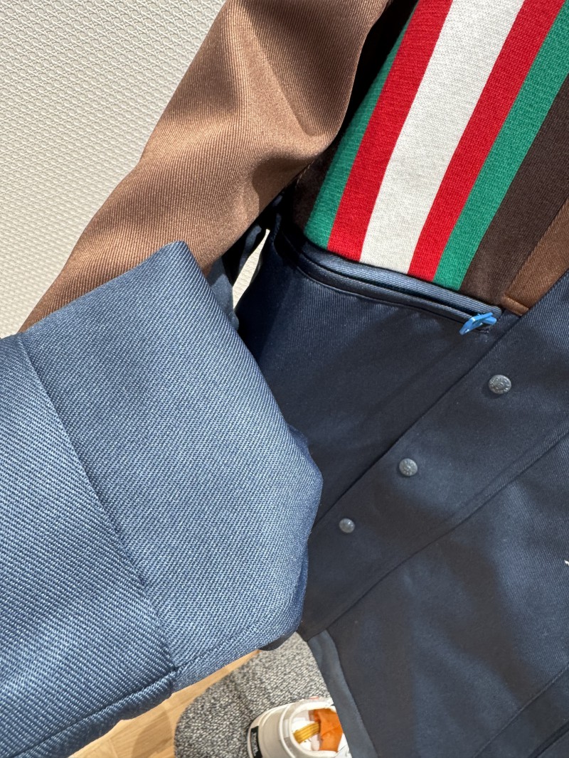 Gucci Classic Webbing Patchwork Jacket Coat 5