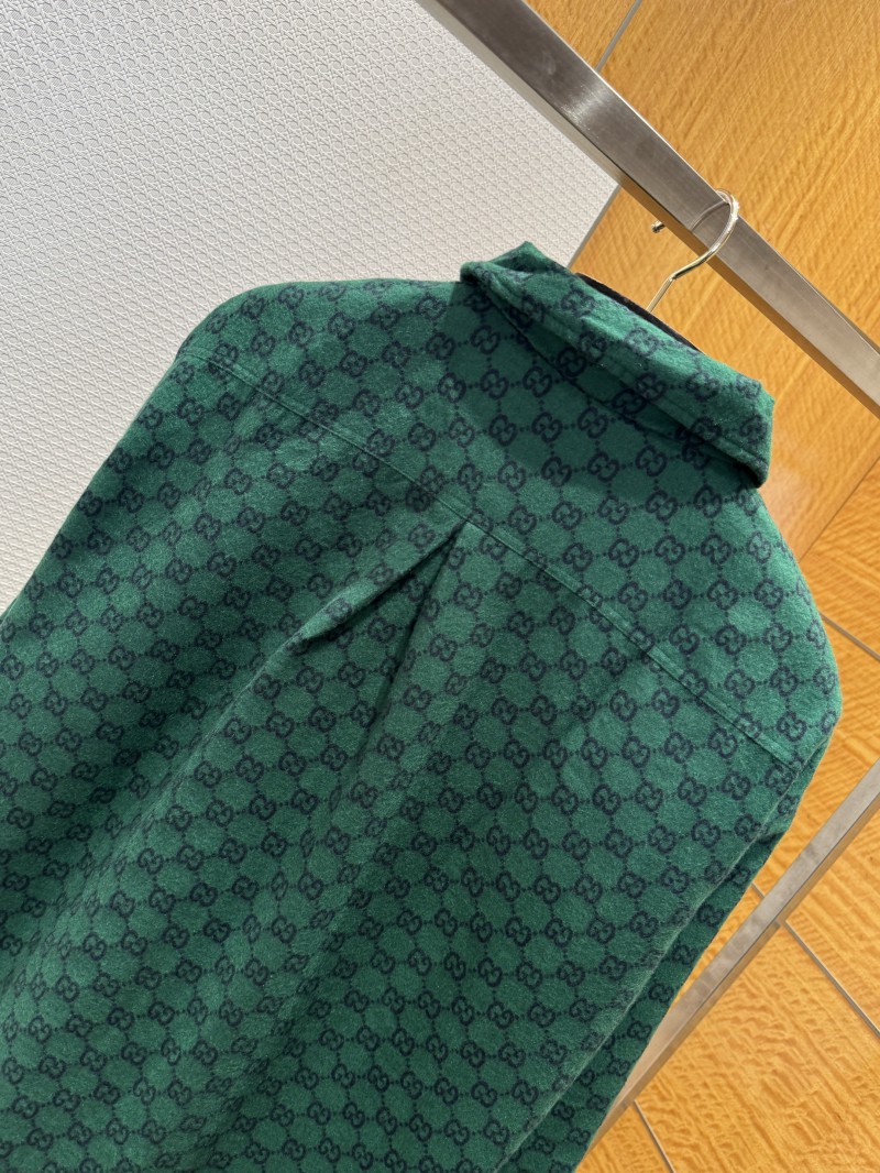 Gucci Logo All-Over Print Zipper Jacket Coat 5