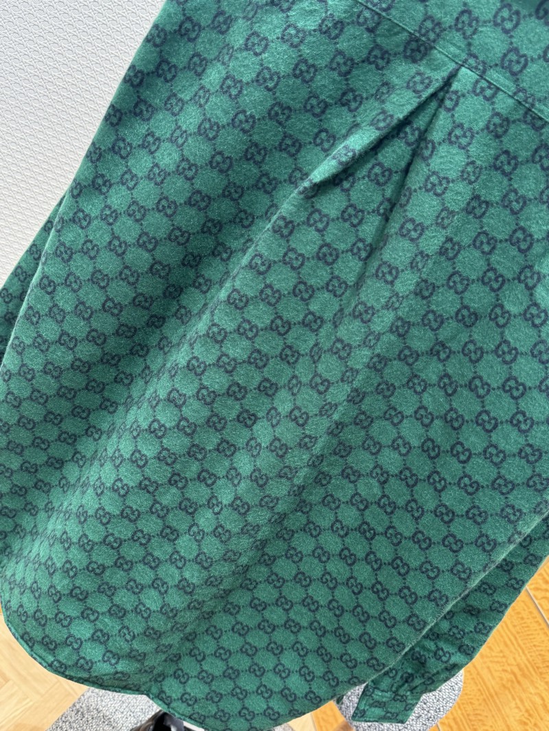 Gucci Logo All-Over Print Zipper Jacket Coat 6