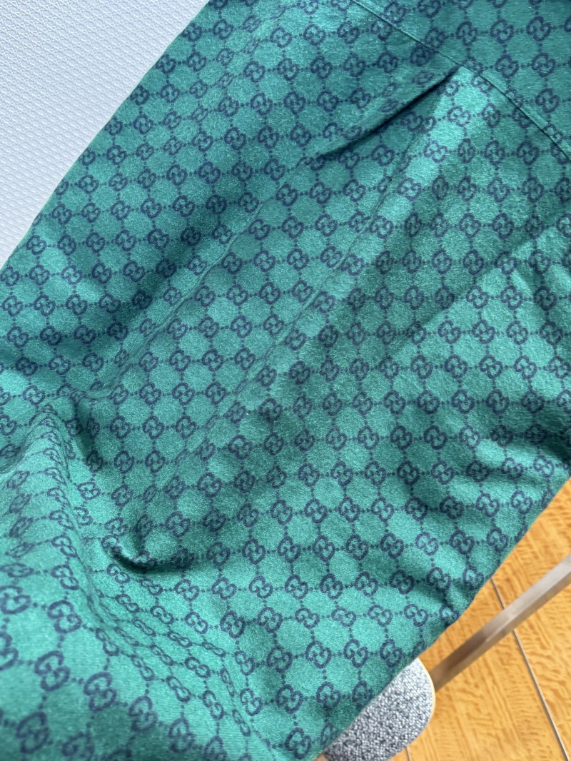 Gucci Logo All-Over Print Zipper Jacket Coat 7