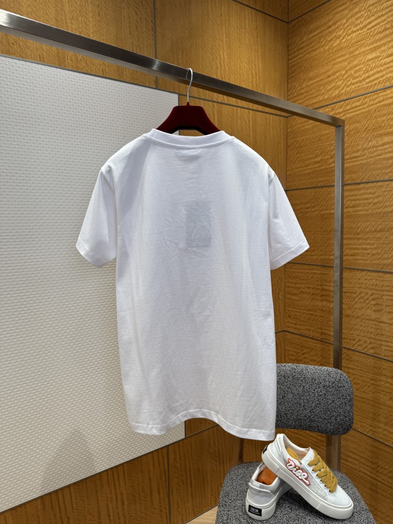 Gucci Printed Knit Cotton Crew Neck Short-Sleeve T-Shirt 1