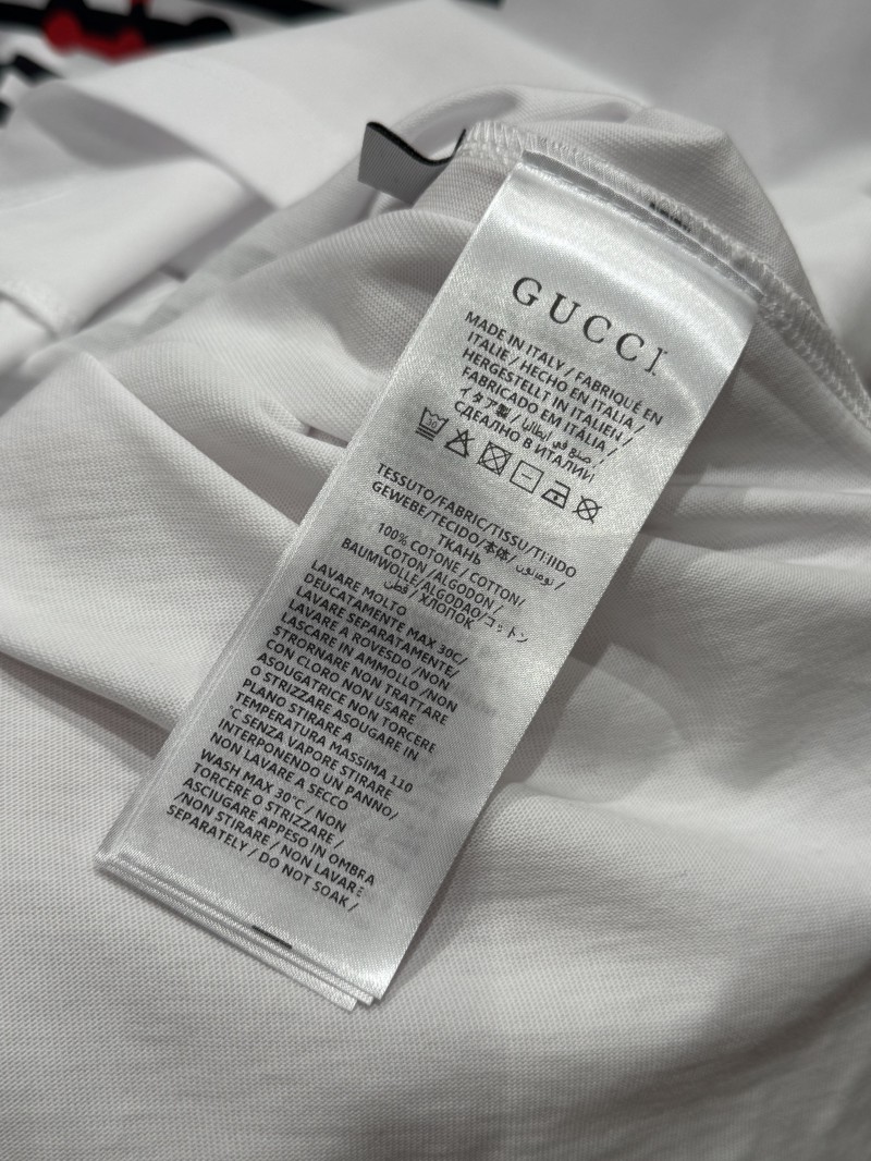 Gucci Printed Knit Cotton Crew Neck Short-Sleeve T-Shirt 8