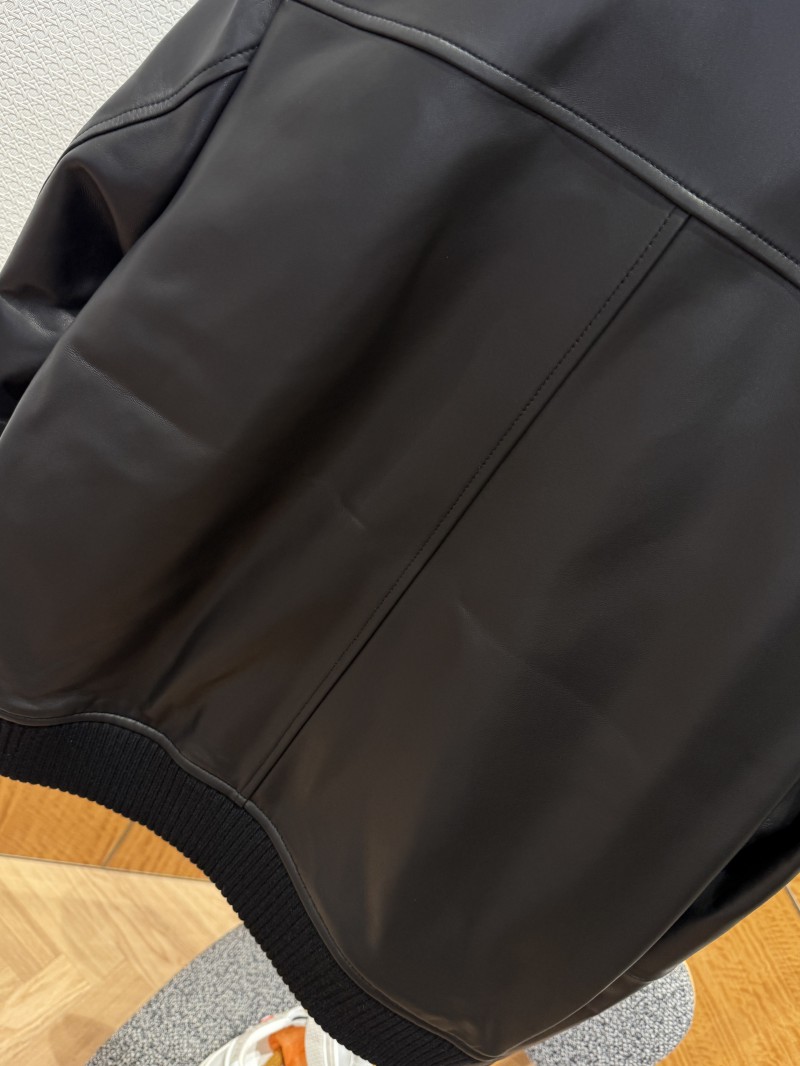 Gucci Color-Block Sheepskin Jacket Coat 6