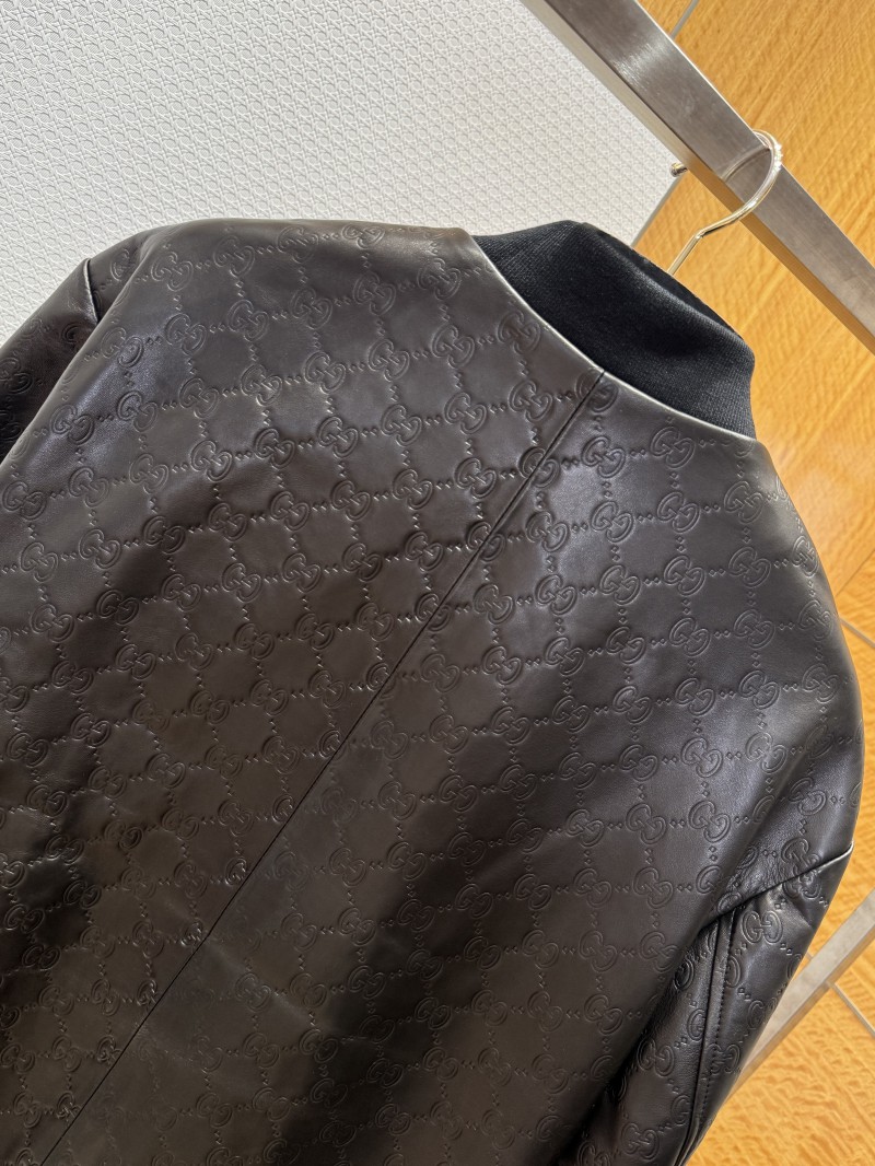 Gucci Genuine Leather Jacket Coat 5