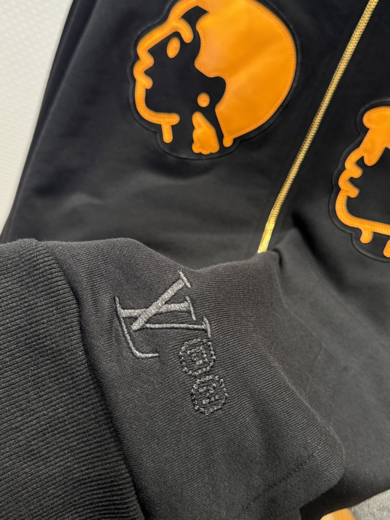 LV x Nigo Collaboration Portrait Hooded Jacket Coat 4
