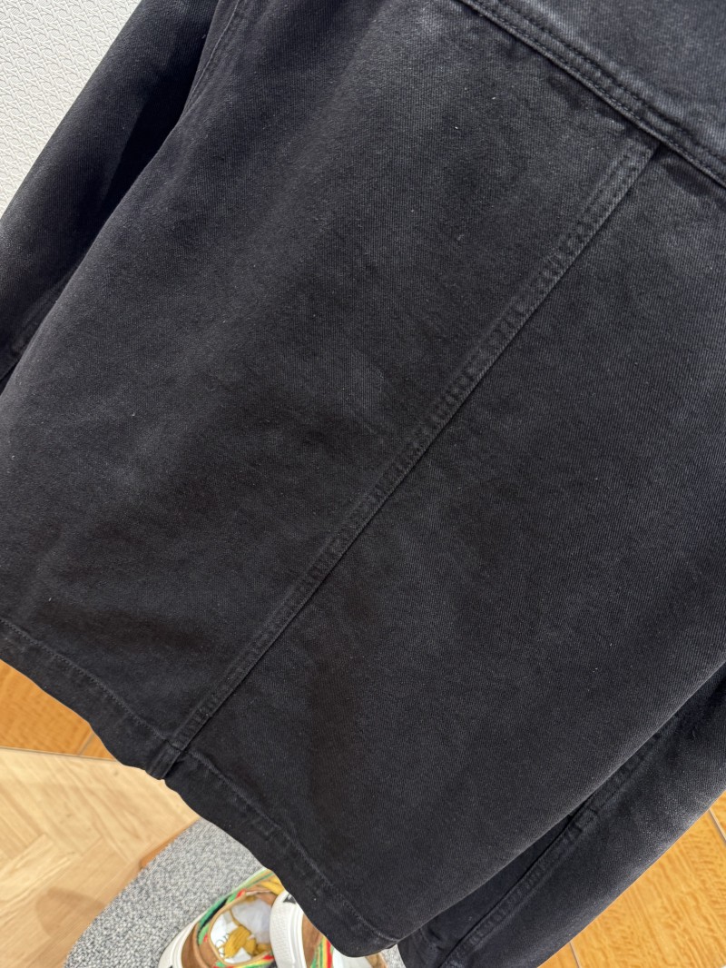 LV Embossed Relief Denim Jacket Coat 6