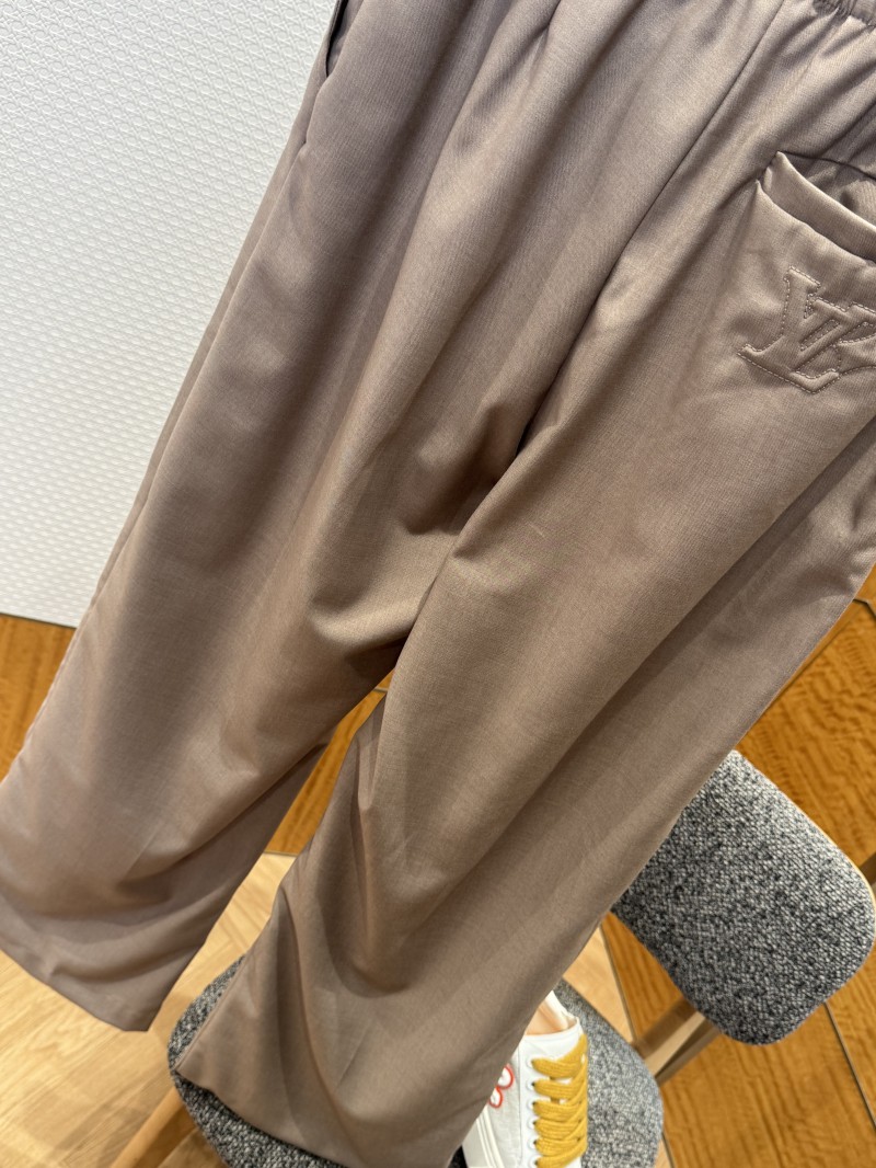 LV Wool-Pressed Trousers 8