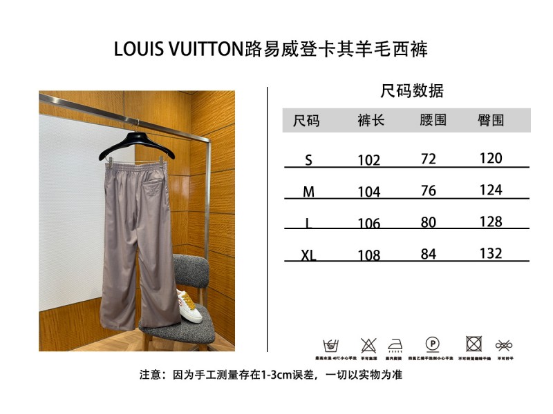 LV Wool-Pressed Trousers 9
