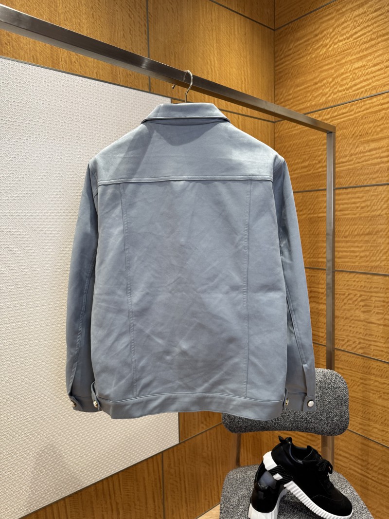 LV Suede Embossed Jacket Coat 1 1