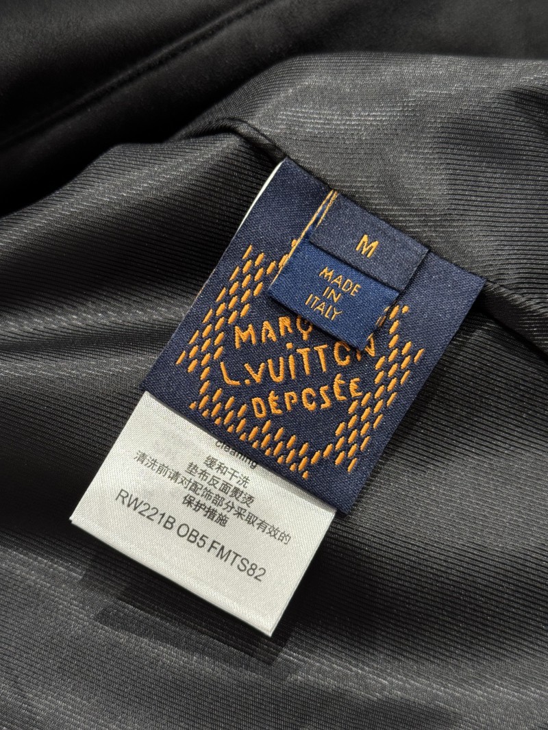LV Suede Embossed Jacket Coat 2 8