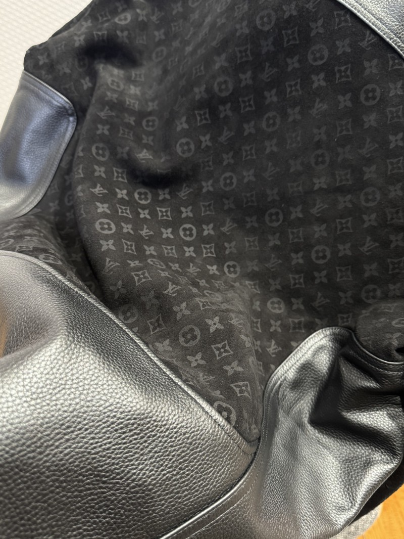 LV Patchwork Racing Leather Jacket Coat 7