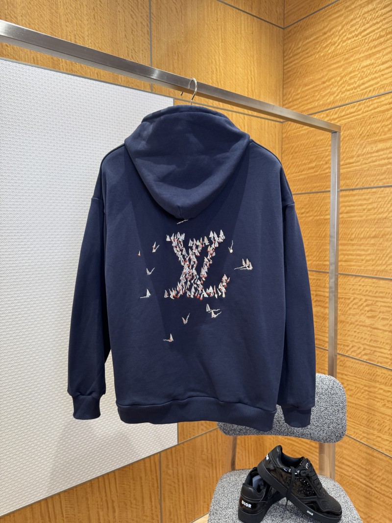 LV Sailing Embroidered Letter Hooded Sweatshirt 1