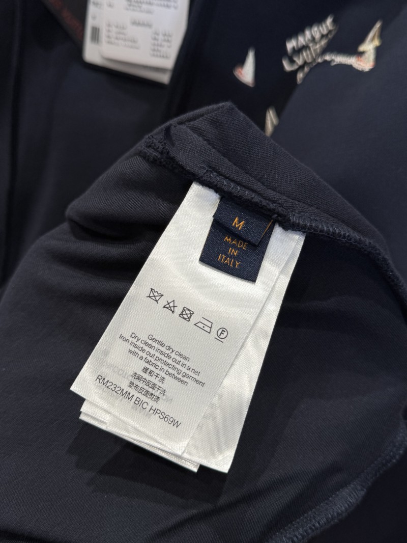 LV Sailing Embroidered Letter Hooded Sweatshirt 8