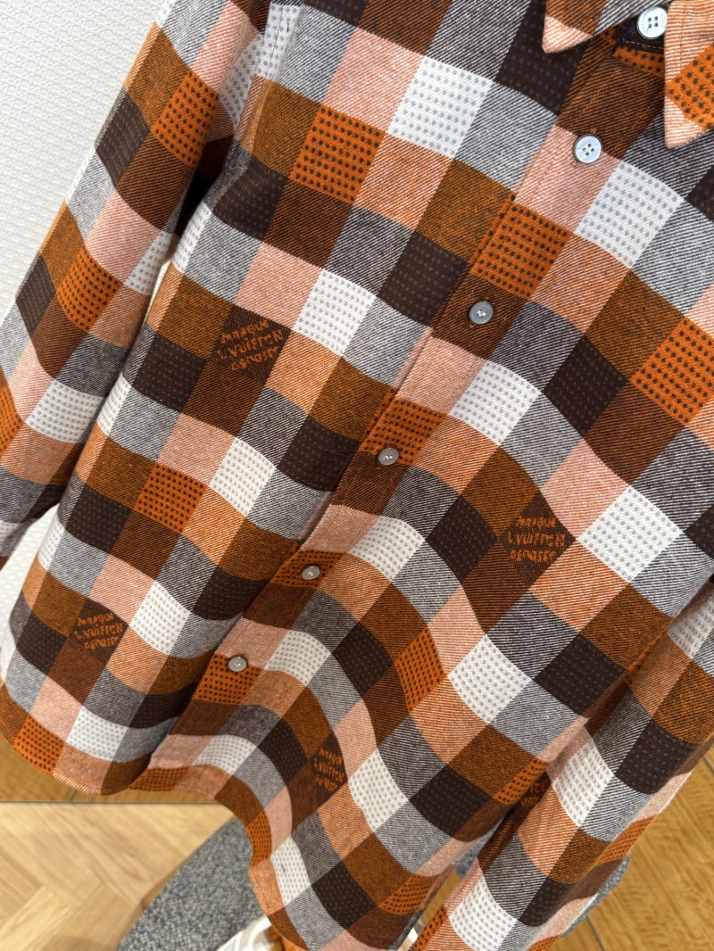 LV Check Jacquard Single-Button Lapel Shirt 3