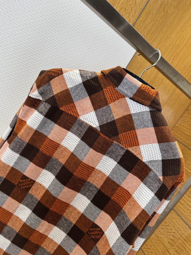 LV Check Jacquard Single-Button Lapel Shirt 5