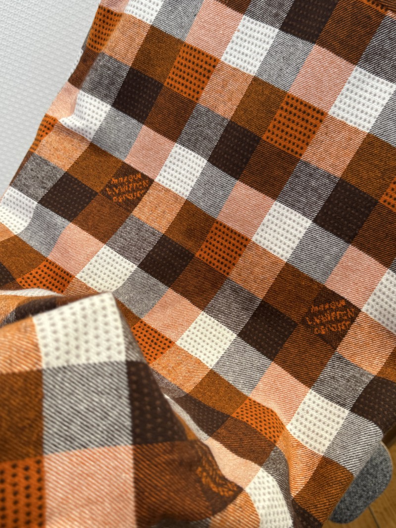 LV Check Jacquard Single-Button Lapel Shirt 7